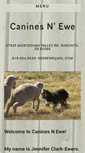 Mobile Screenshot of caninesnewe.com