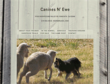 Tablet Screenshot of caninesnewe.com